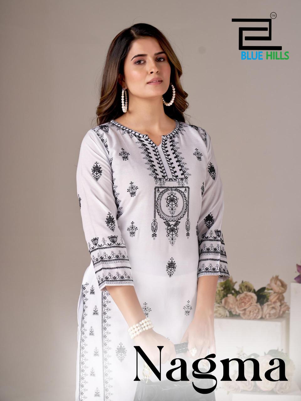 Blue Hills Nagma Rayon Designer Kurti Collection