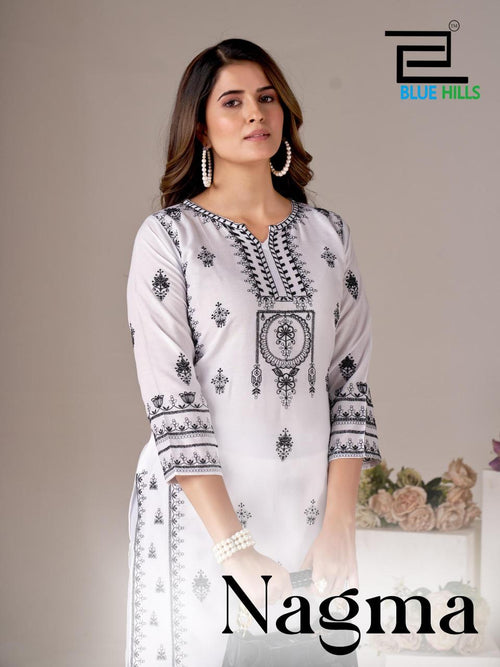 Blue Hills Nagma Rayon Designer Kurti Collection