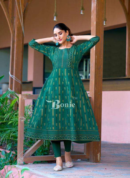 Bonie Aadhya VERTIGAN Kurti Set with Dupatta | Wholesale Printed Kurti Collection