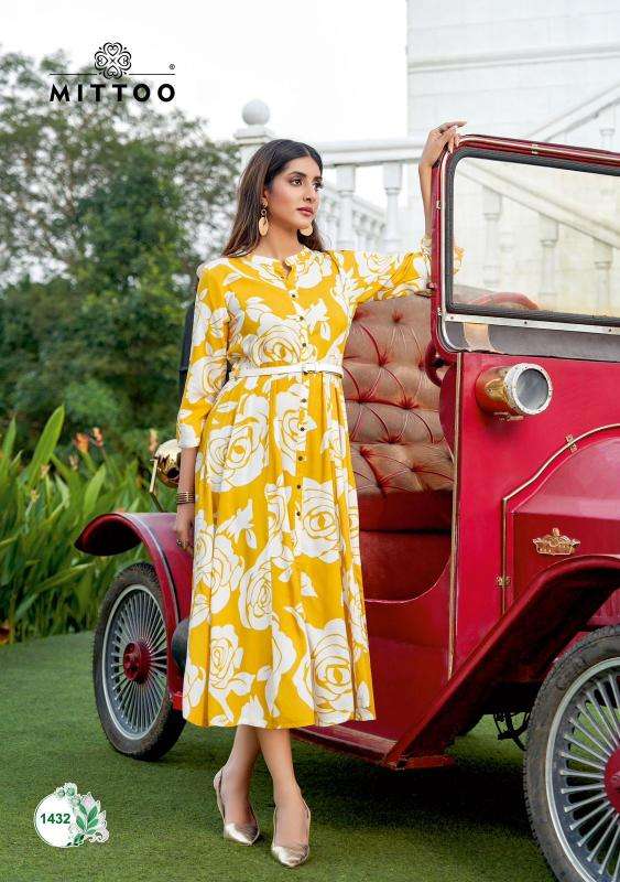 Mittoo Belt Vol 19 Printed Rayon Kurti Collection for Women