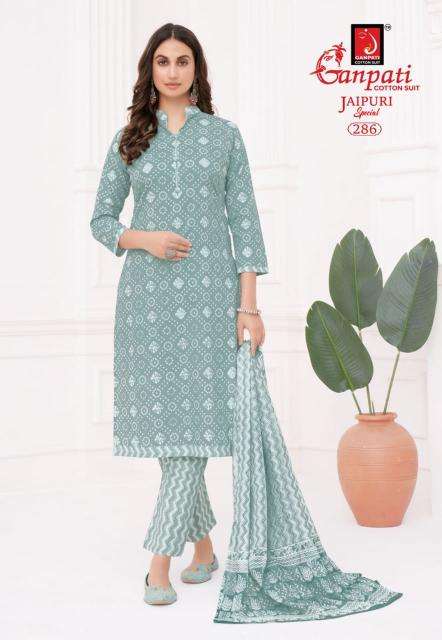 Ganpati Jaipuri Vol 13 Printed Cotton Kurti Collection