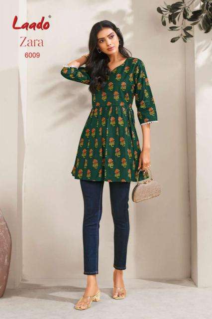 Laado Zara Vol 6 Printed Cotton Short Tops