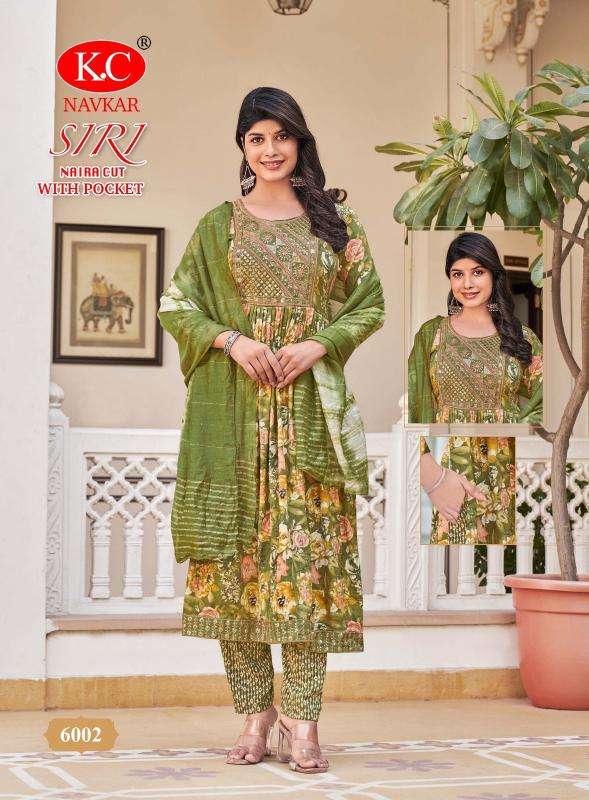 Navkar K.C Siri Vol 6 Rayon Kurti Set with Dupatta