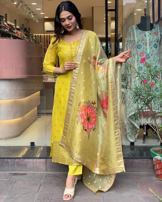Felocity Look Vol 3 Western Kurti Pant Dupatta Set Wholesale Catalog