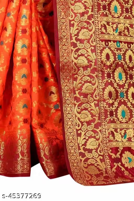 Fine Wear Cotton Silk Multicolour Saree