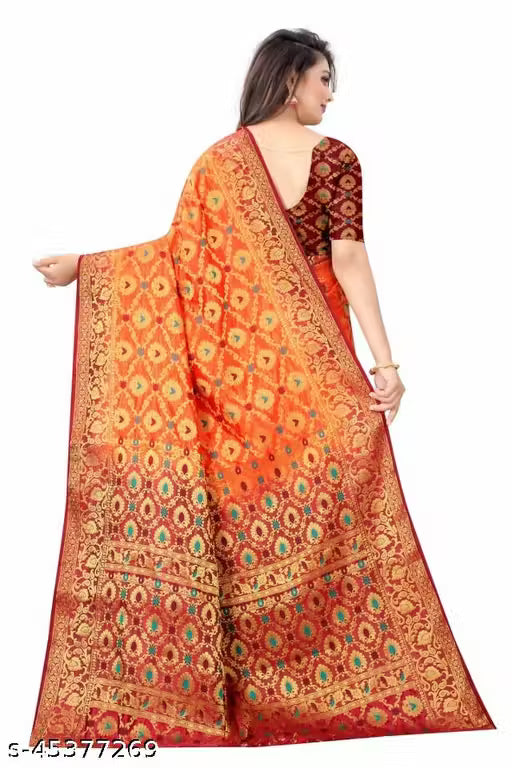 Fine Wear Cotton Silk Multicolour Saree