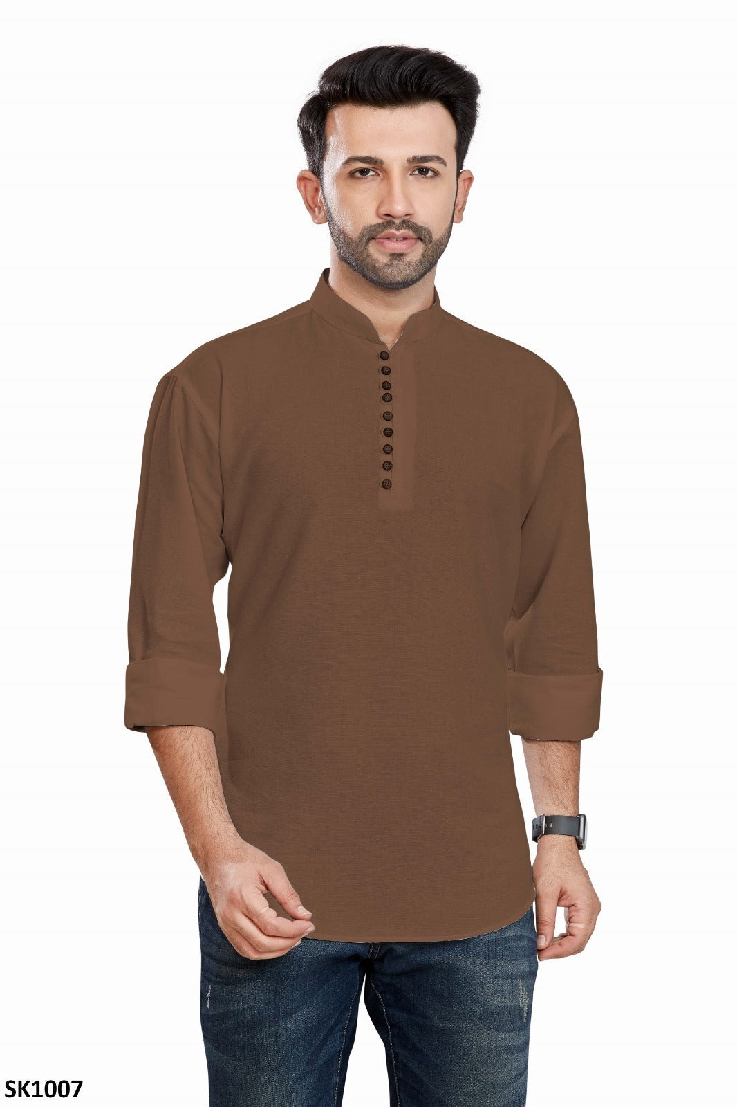 Image of New Launch – Pure Cotton Men’s Short Kurta Set (38–44) – Lehera Fashions NZ from Lehera Fashions