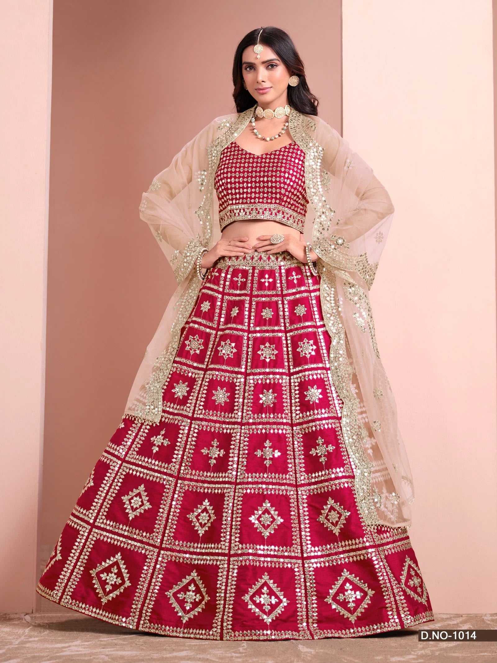 Image of Mehvish Alizeh Art Silk Designer Lehenga Choli Collection from Lehera Fashions