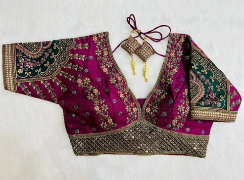 Padmavati Heavy Embroidered Bridal Blouse