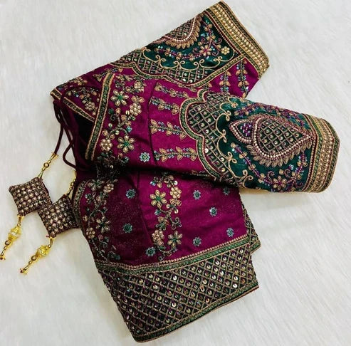 Padmavati Heavy Embroidered Bridal Blouse