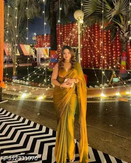 Qyra Creation Rich Chiffon Fendy Soft Fabric Saree