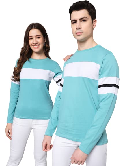 Image of THE DRY STATE Mens & Womens Full Sleeves Cotton Tshirt (Pack of 2) from Lehera Fashions