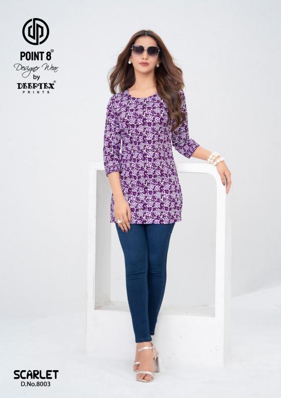 Deeptex Scarlet Vol-8 – Short Top Wholesale Catalog