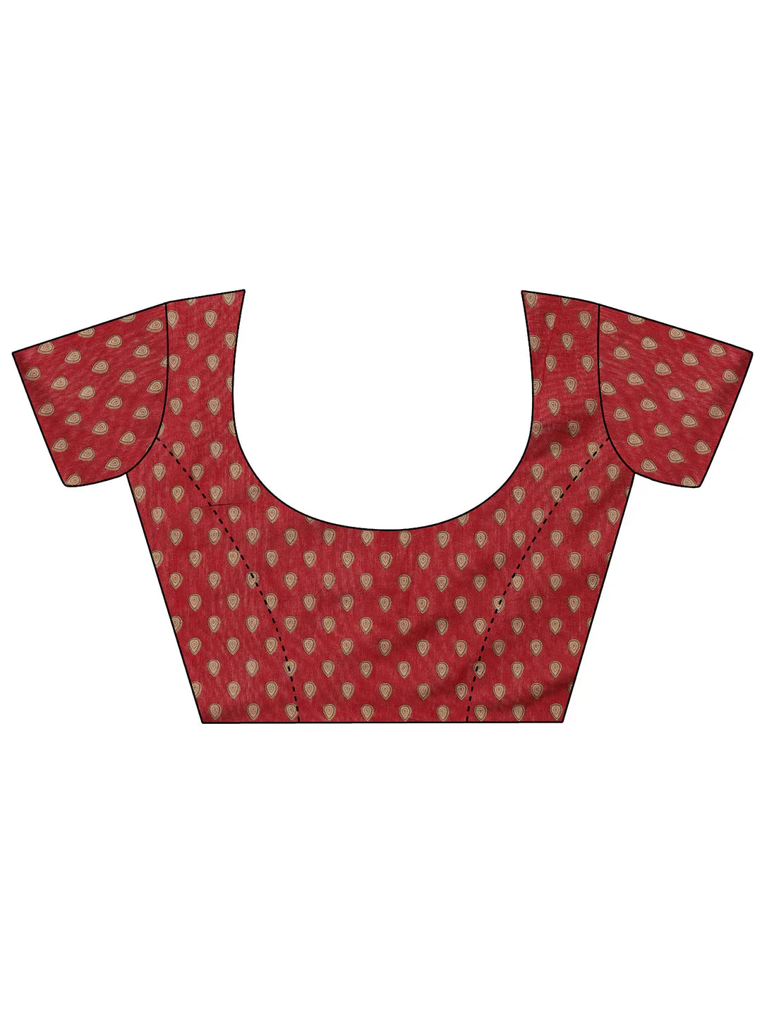 maroon-printed-cotton-saree