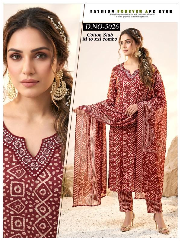 Felocity Cotton Slub Vol 4 Kurti Catalog | Stylish Cotton Kurti Set with Dupatta