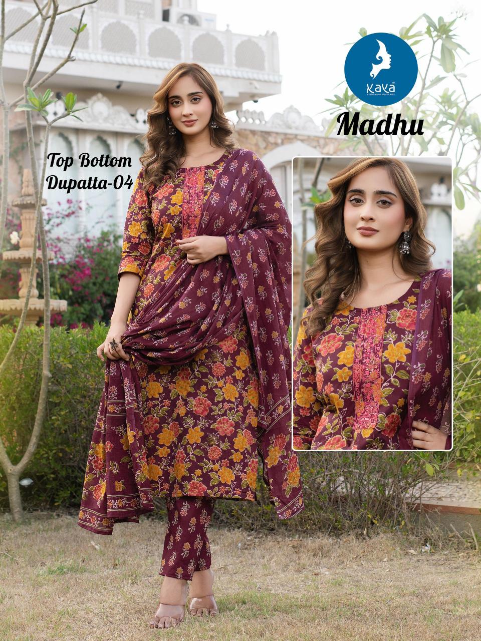 Kaya Madhu Branded Cotton Kurti Catalog with Dupatta | Wholesale Kurtis Delhi
