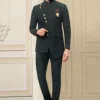 Rayon Tuxedo Jodhpuri Suit